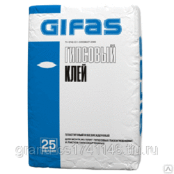 Клей гипсовый "GIFAS" 25 кг.