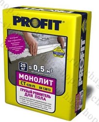 Грубый ровнитель д/пола PROFIT"Монолит" 25 кг.