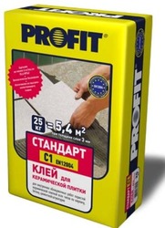 Клей д/плитки PROFIT"Стандарт"25 кг